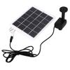 3W 5V Solar Water Fountain Pump 120L H Landscape Garden Solar Water Pump for Outdoor Pond