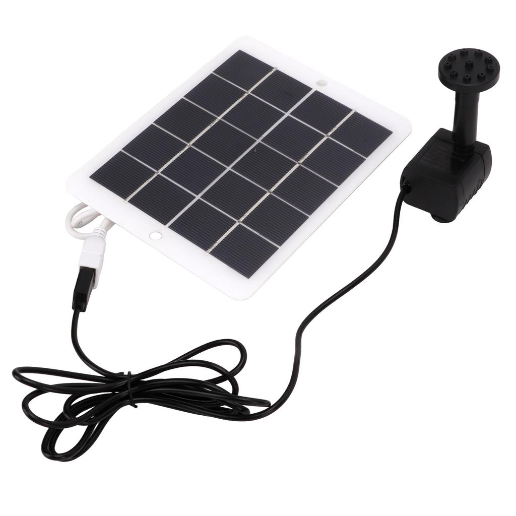 3W 5V Solar Water Fountain Pump 120L H Landscape Garden Solar Water Pump for Outdoor Pond