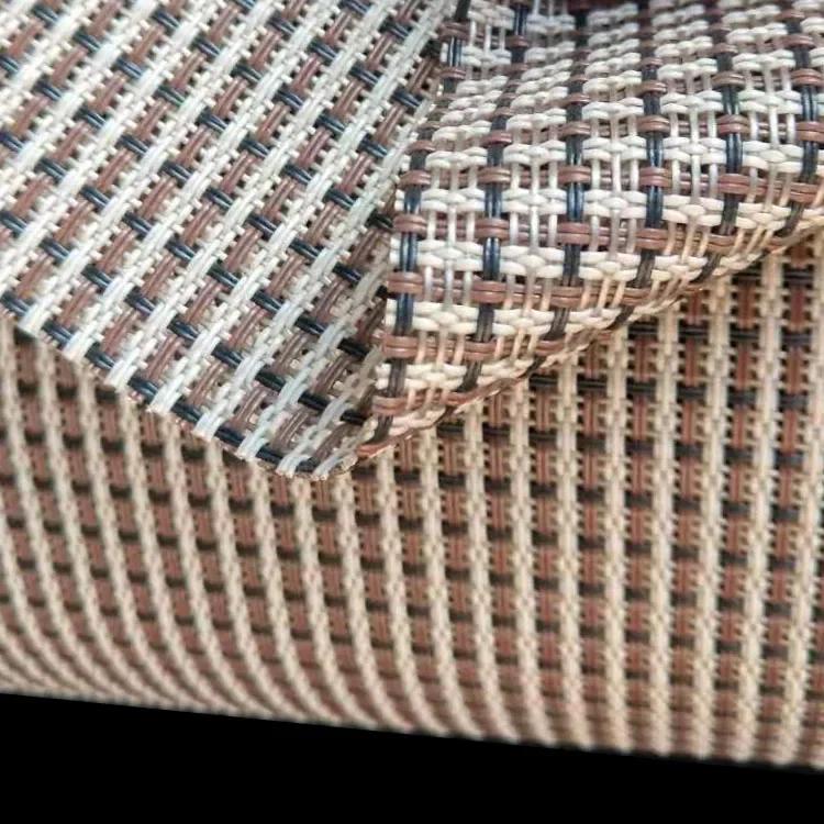 Teslin Mesh PVC Waterproof Encryption Cloth For Outdoor Beach Recliner Office Chair Placemat Breathable Wear Resistant Sunscreen as shown