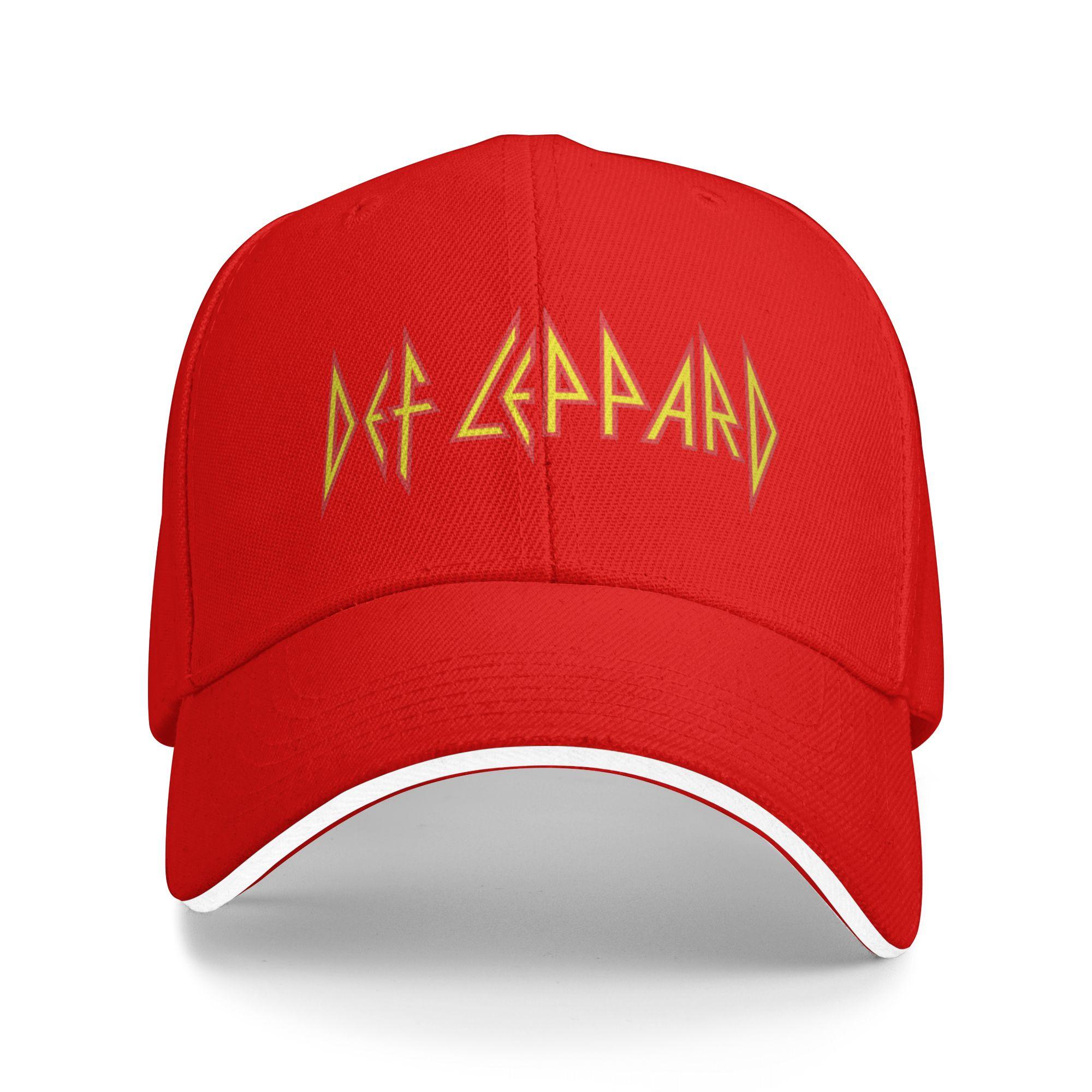 

Def Leppard Hysteria Tour 88 Baseball Cap Women Men Print Hip Hop Hats Summer Fashion Tennis Skate Adjustable Baseball Caps One Size