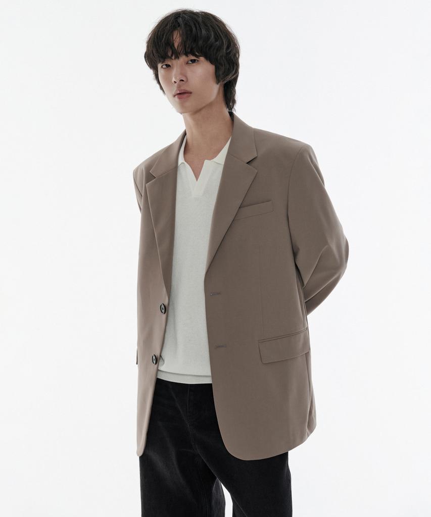 Musinsa Standard [Cooltandard] Oversized Blazer [Dusty Beige]