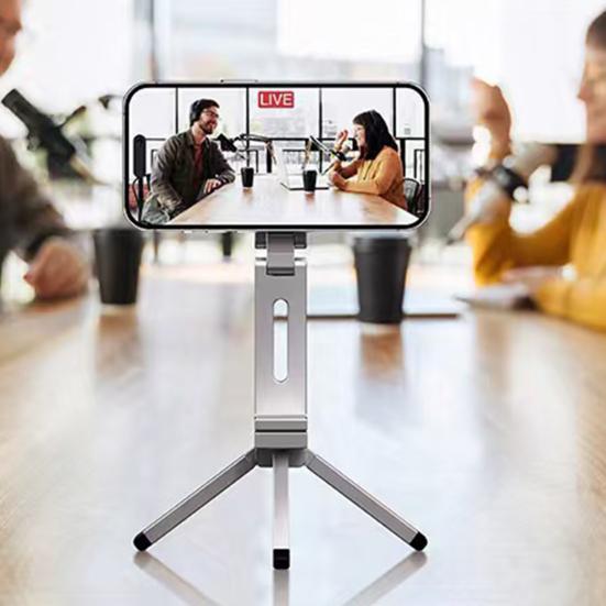 Yousheng Flexible Phone Tripod 360 Degree Rotation Magnetic Phone Stand Folding Phone Holder for Live Streaming Vlogs Selfies