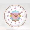 8Inch Cartoon Wall Clock For Kids Early Education Telling Time Teaching Clock With Easy To Read Number Time Management