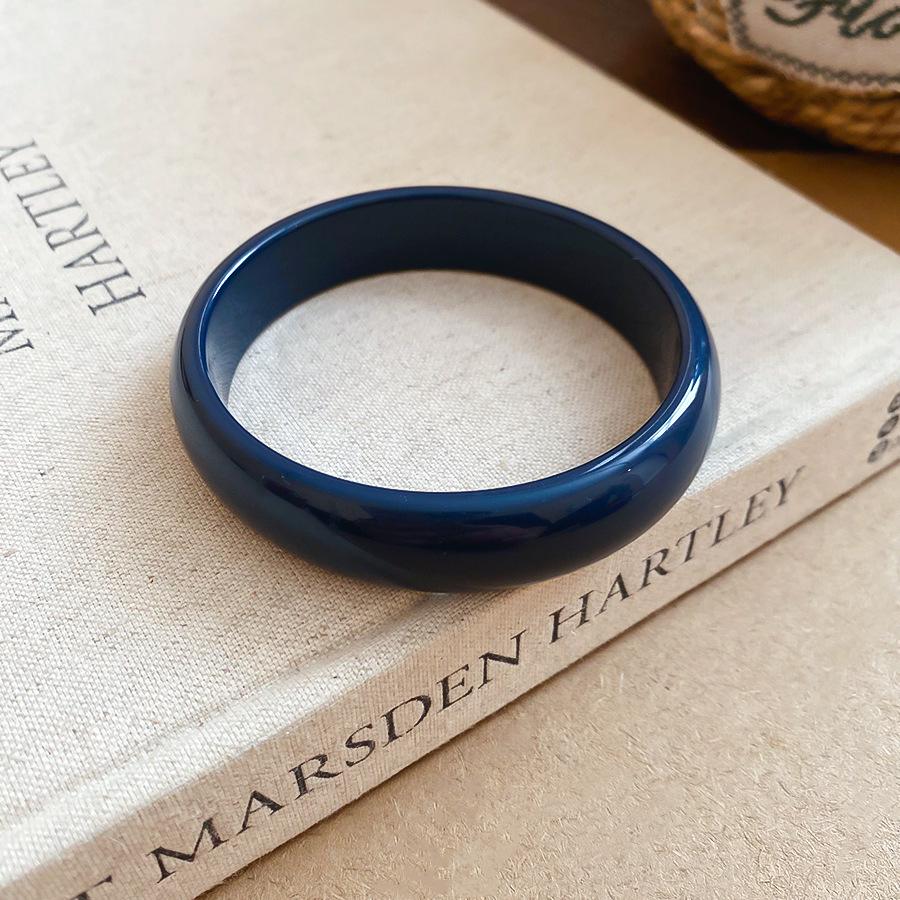 Gold-Plated Geometric Open Bangle – Korean-Style, Luxury Retro Bracelet with Unique Design for Women