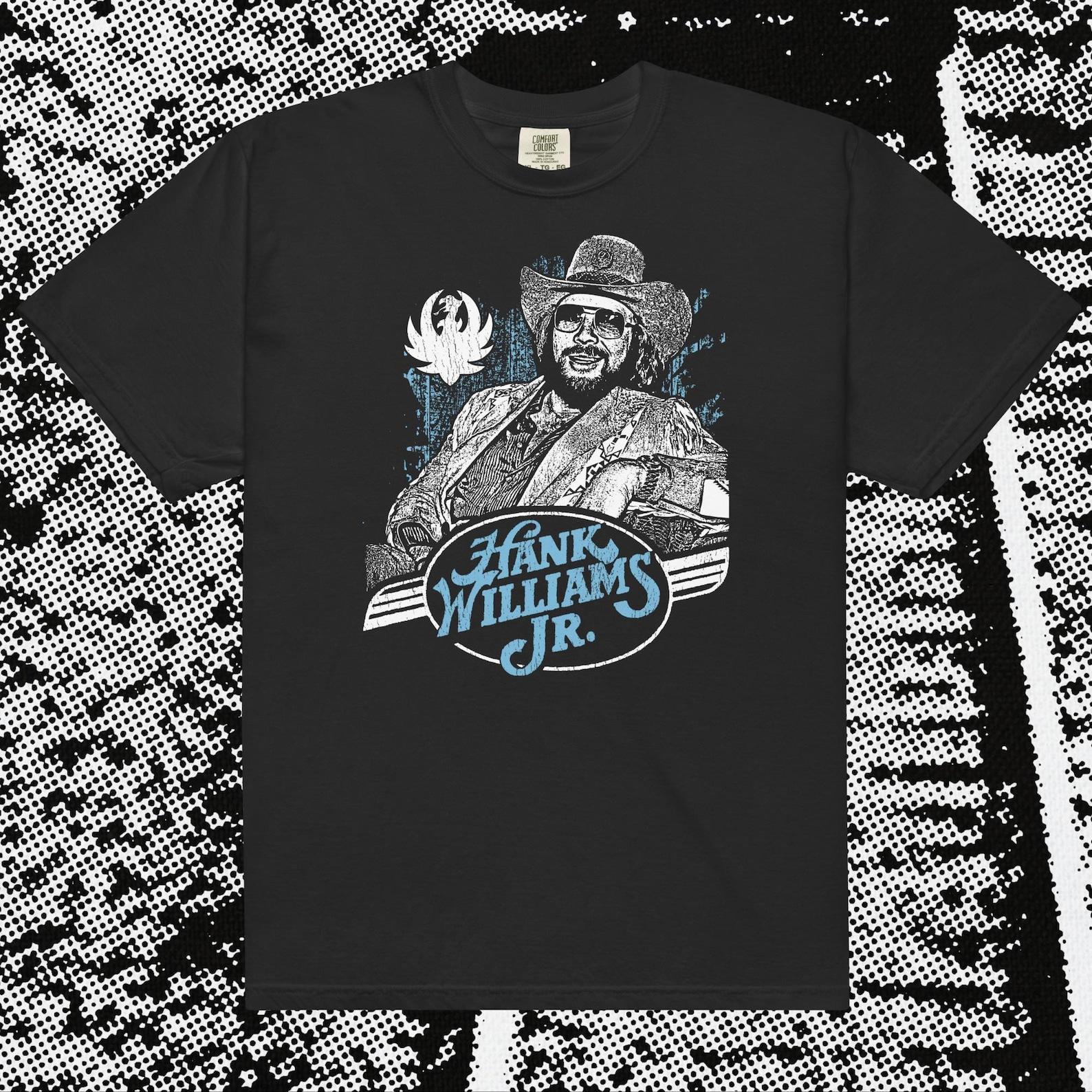 Hank Jr: Outlaw Country Comfort Colors T-Shirt S