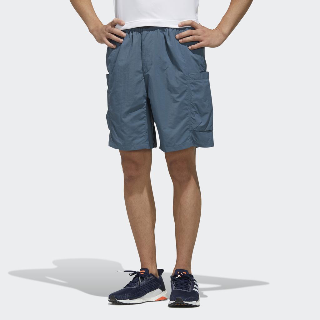 Adidas Tech Woven Shorts Men Bottoms Trace-Blue FM5403