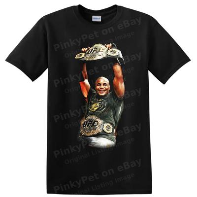 Daniel Cormier Luchador de MMA Campeón Cinturones Victoria Gráfico Camiseta Fan Art