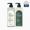 Milkbaobab Cica Refreshing Body Scrub Wash 500ml + Body Gel Lotion 500ml