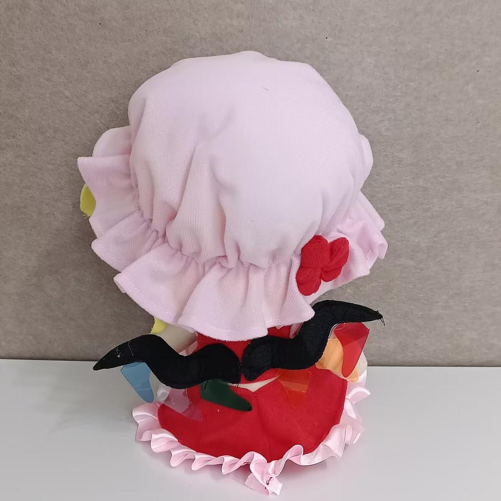 Project Plush Dolls 20cm Fumo Flandre Scarlet Plush Toys Cute Soft Stuffed Stuffed Dolls Anime Holiday Birthday Gift Fans