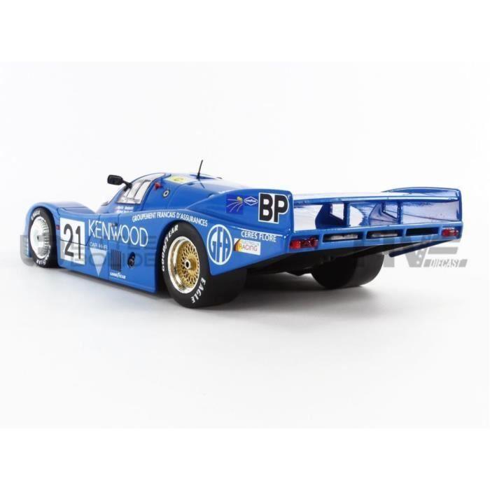 Voiture Miniature de Collection - SOLIDO - Porsche 956 LH - Le Mans 1983 - Bleu - 1/18