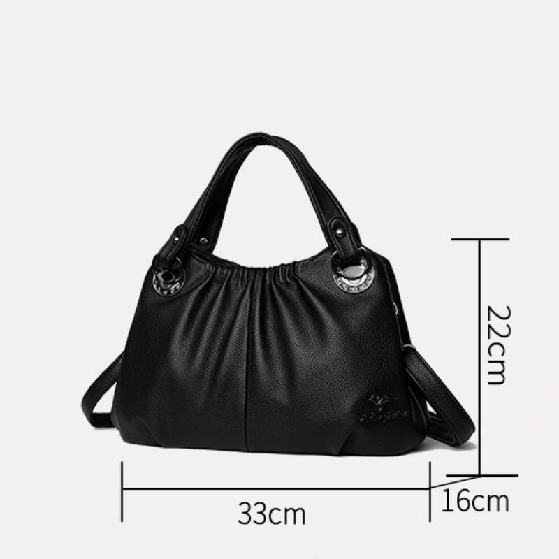 Designer Handbags Women Luxury 2025 Soft PU Leather Crossbody Shoulder Bags High Quality Vintage Tote Bag Large Capacity Famale Hand Bag