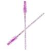50 Stück Nylon-Make-up-Pinsel, Mascara-Stäbe, Wimpern, Augenbrauen, tragbarer Einwegpinsel