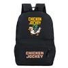 Chicken Jocke Printing Trend Backpack College Style Light Large Capacity Student Bag