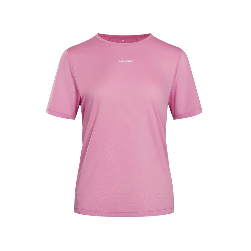 

SALOMON Shkout Core Удобная Мягкая Футболка с Коротким Рукавом и Дышащая Женские Топы C26585 M