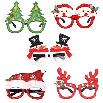 Our Christmas Glasses Also Feature a Variety of Styles, Including Christmas Bow, Santa Claus Hat, Snowman, Christmas Tree, Reindeer Antlers, Etc.