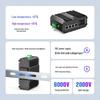 Industrial Gigabit Fiber Optic Transceiver with 2 Optical and 4 Electrical Ports