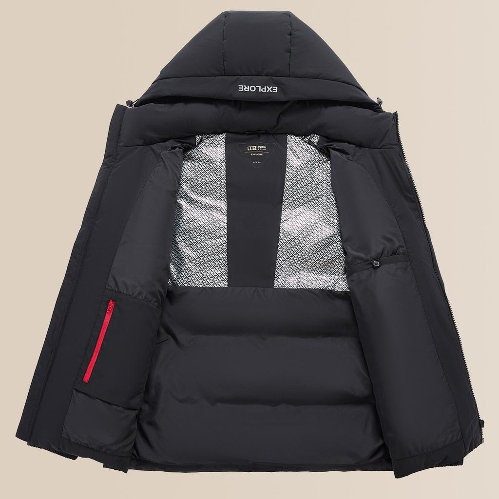 Hooded Duck Down Jacket for Men