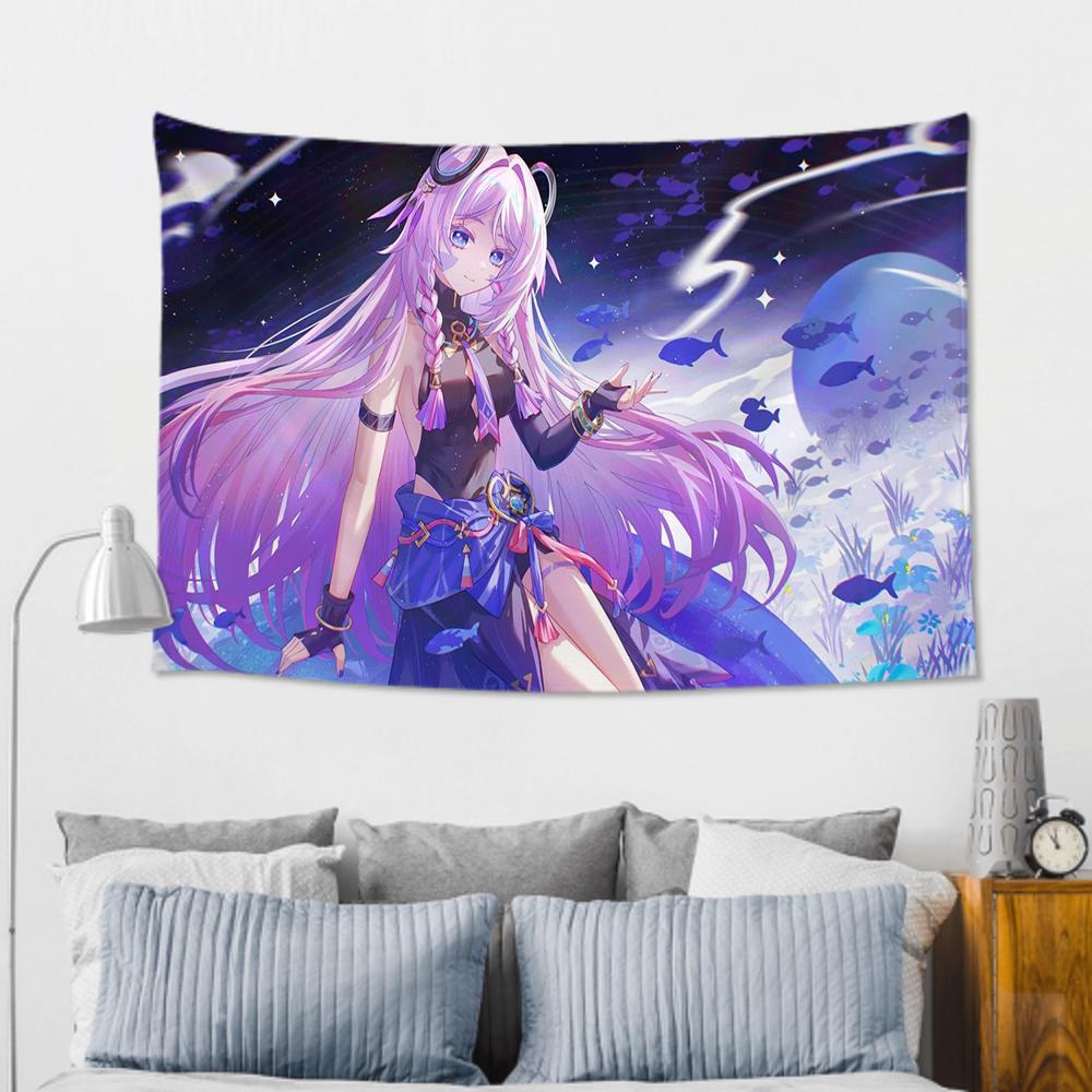 Citlali Genshin Impact Tapestry Room Decor Wall Cloth Party Hanging Background Room Decor Baby Room