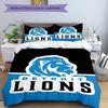 3pcs Football Team (14) Design Cover Set - HD Printed Bedding with 1 Cover and 2 Pillowcases - Perfect for Home and Dorm Decor