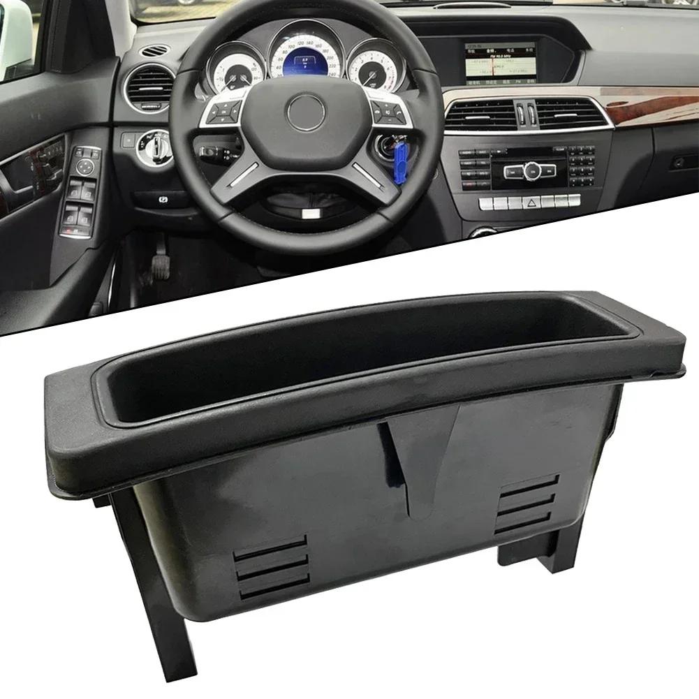 Car Console Organizer Car Storage Box Car Interior Storage Quick Installation For Mercedes-Benz C-Class W203 CL203 01-07