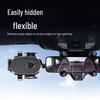 Adjustable Multi-Angle Rearview Mirror Phone Holder for Car Navigation