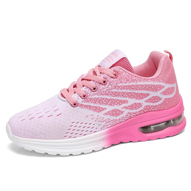 Sneakers Women Air Cushion Running Shoes Women Mesh Breathable Walking Shoes Tennis Sport Shoes