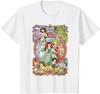 Heißes Mode Casual Disney Prinzessin Klassische Cartoon Gruppe Collage T-Shirt S-4XL Vier Jahreszeiten