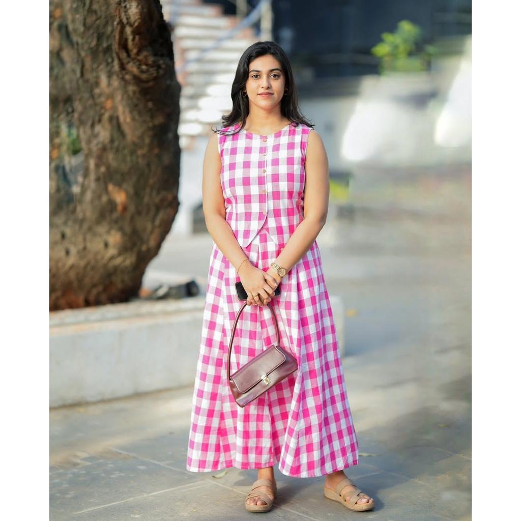 Indian Bollywood Ethnic Top Skirt Set Women Casual Wear Kurta Cord Set Dress