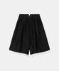 Diaendeukweseucheon Linen Blend Half Pants / Black