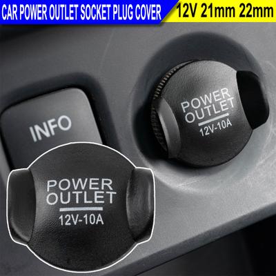 1x Universal Steckdose Stecker Outlet Zigarette Leichter Auto Abdeckung Kappe 21mm 22mm 12V Auto Zubehör Styling wasserdicht