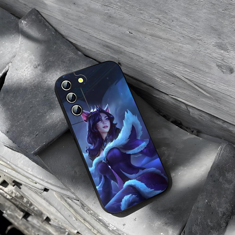 

Чехол для телефона Leagues Of Legends LOL Ahri для Samsung Galaxy S24 S22 S23 S25 S21 Ultra Fe Plus A16 A14 A55 A54 A24 A52 Coque Samsung S20 Plus
