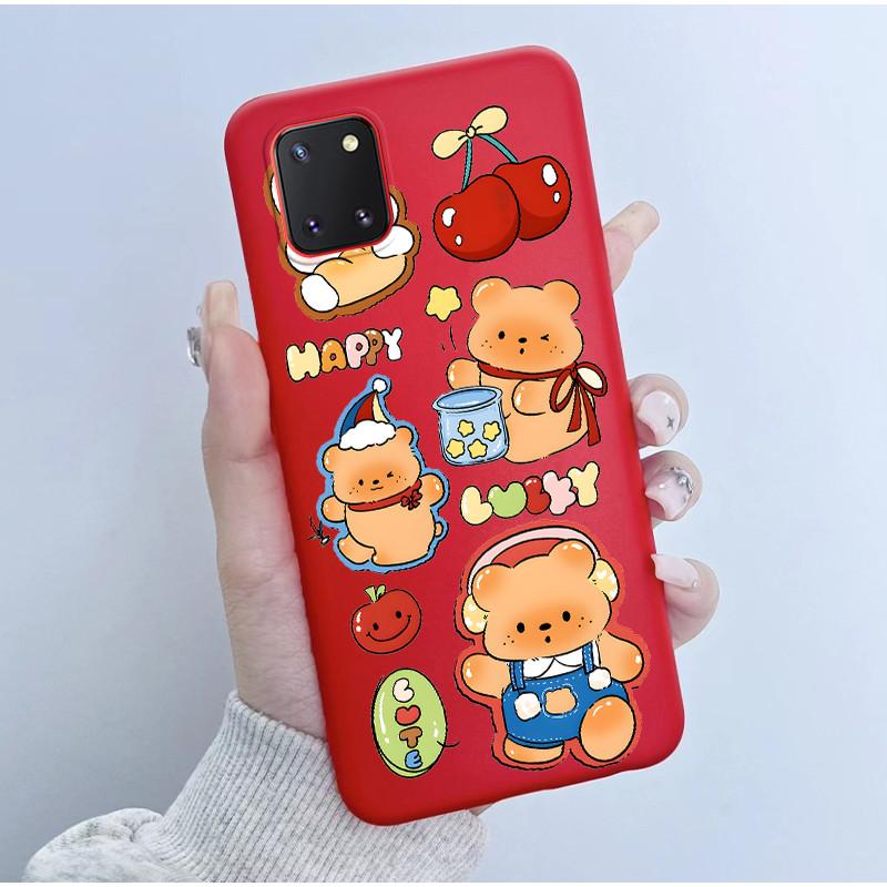 For Samsung Galaxy Note 10 Lite Case N770F Soft TPU Silicone Cover Cute Astronaut Panda Phone Case GalaxyNote 10Lite Coque Funda