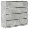 VidaXL Buffet Concrete Grey 100x35x99 Cm Engineered Wood, Storage Cabinet, Entryway Furniture, Accent Furniture, Furniture of 3328492