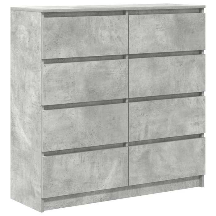 VidaXL Buffet Concrete Grey 100x35x99 Cm Engineered Wood, Storage Cabinet, Entryway Furniture, Accent Furniture, Furniture of 3328492