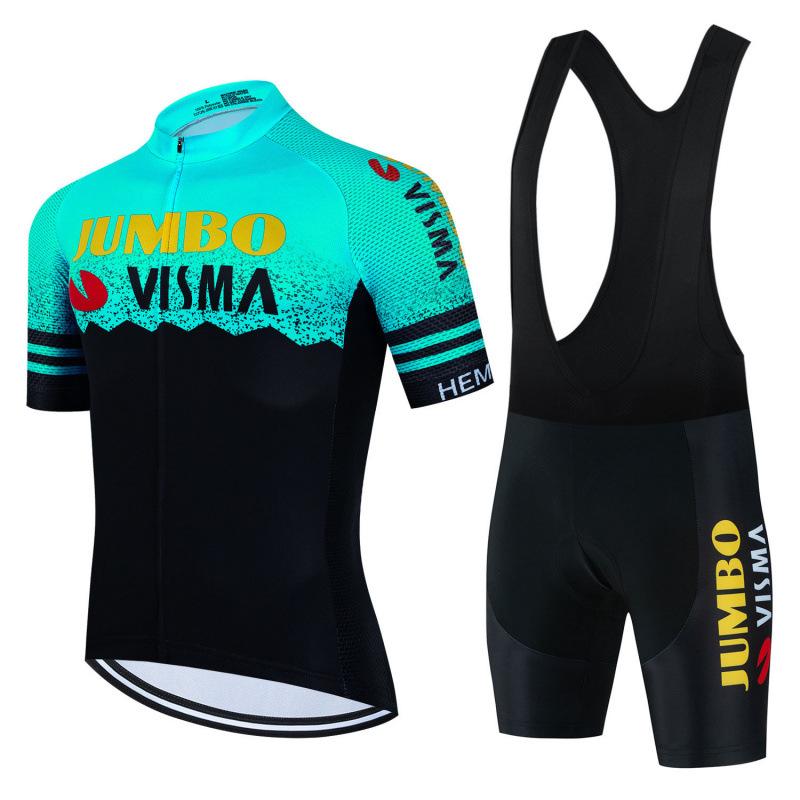 Jumbo hot-selling summer cycling suit short-sleeved suit men's and women's bicycles road bike mountain bike sports suit