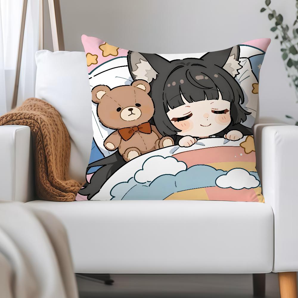 Game Z-zenless Z-zone Z-zero Hoshimi Miyabi Pillow Case Applicable Space For Guest Rooms Interiors Cars Office House Decoration