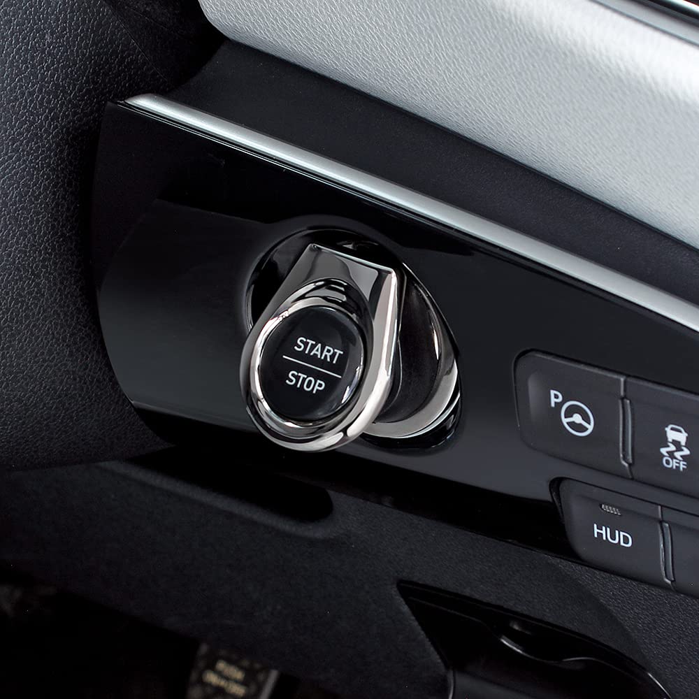 Tsuchiya Yac Kryt startovacího tlačítka 180 x 80 x Doplňky interiéru auta TY1, Černá/Černě pokovená, 60 mm, PF-371,