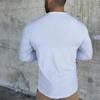 Muscleguys Running T-shirts Mens Autunm Cotton Long Sleeve Gym Clothing Sports Slim Fit T Shirts Spring Bodybuilding Shirts Fitness Tees
