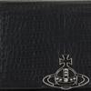 VIVIENNE WESTWOOD Hazel Crocodile Pattern Embossed Leather Shoulder Bag Medium Women Shoulder Bag Black 46020001WL00C0N401