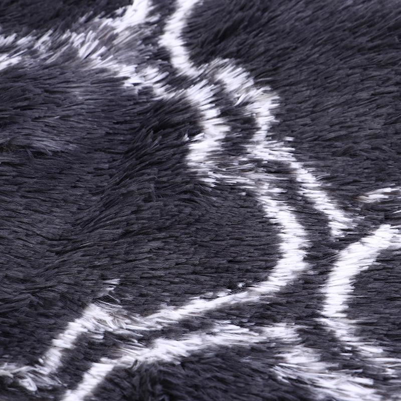 Covor Shaggy Tie-Dye Imprimat Pluș Podea Covorașe Pufoase Covor de Zonă Covorașe pentru Camera de Zi