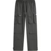 Li Ning Wade Series Sports Loose Simple Solid Color Casual Pants Men Bottoms Graphite-Gray AKQU421-1