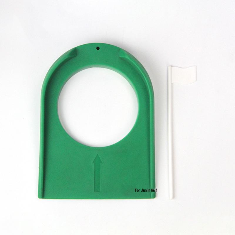 

Horseshoe Golf Putter Disc with Flag for Indoor Practice зелёный