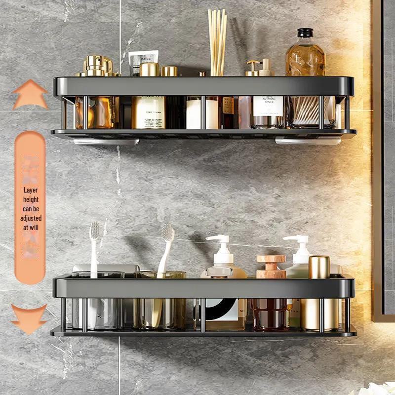 Wall-Mounted ABS Bathroom Storage Rack