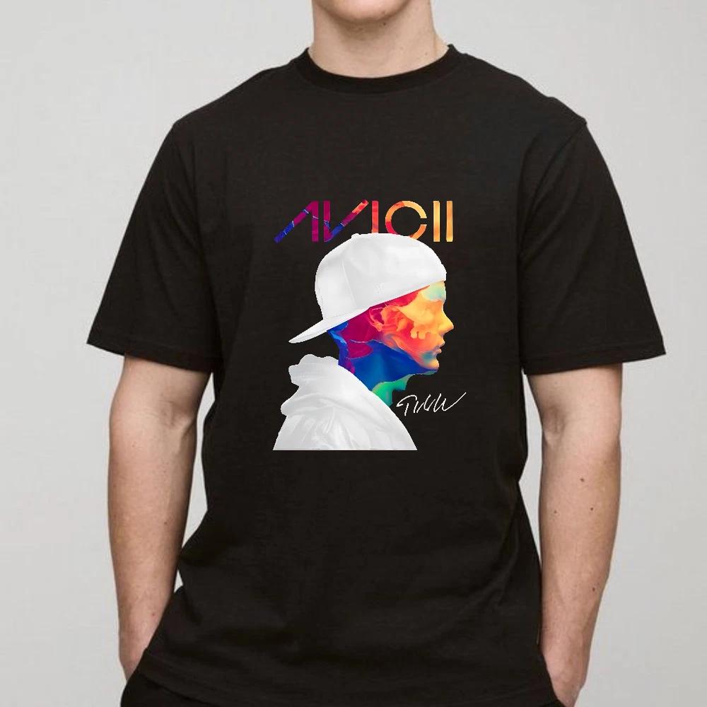 Avicii Singer Unisex Short Sleeve Cotton TShirt Black All Sizes MD38 S
