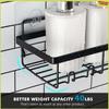 A34R Shower Caddy Shelf Organizer Rack(2Pack), Bathroom Accessories Basket Shelves With Hooks, Wall Mount Shower Storage
