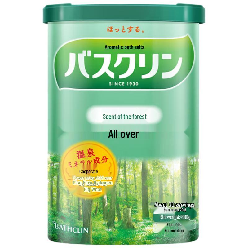 BATHCLIN Японская теплая ароматическая соль для ванн 600 г
