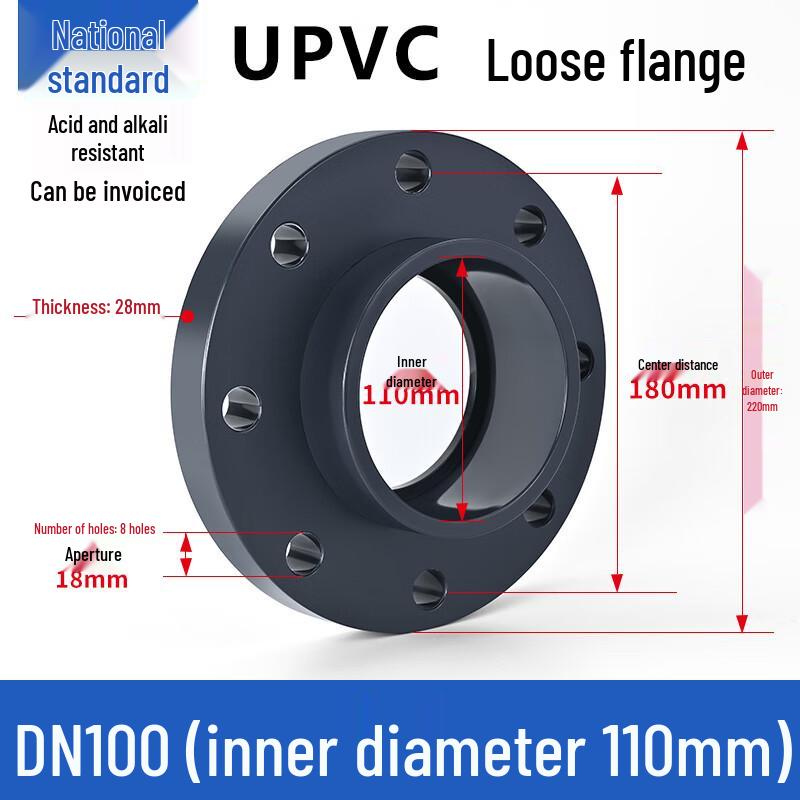 UPVC Loose Flange DN100