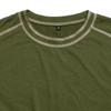 Men’s Short Sleeve Crew Neck T Shirt with Stitching Casual Lightweight Summer Top for Everyday Wear