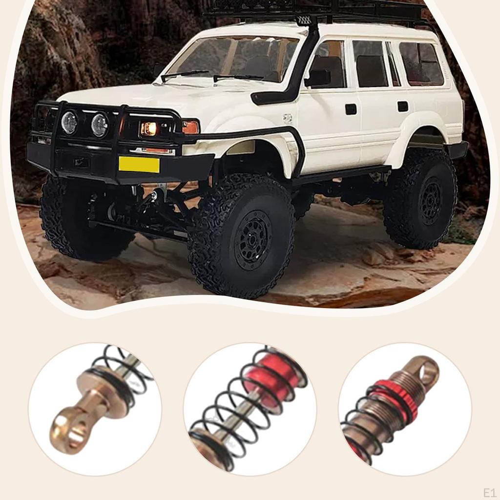 4Pcs 1:18 RC Car Shock Absorbers Damper Suspension Direct Replaces High Performance Components