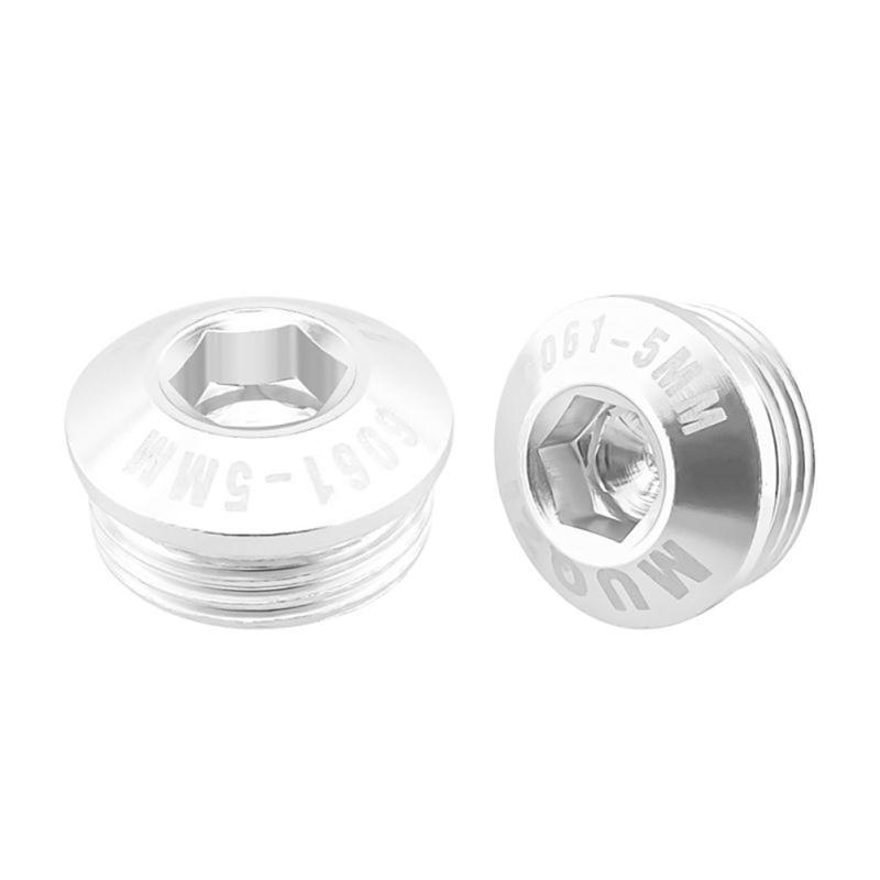 2pcs Pedal Dust Cover Lightweight Aluminum Alloy Mountain Road Folding Bicycle Pedal Bolt Cycling